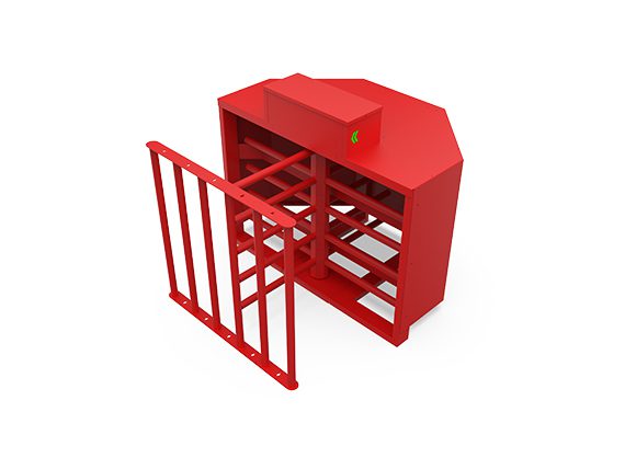 Half Turnstiles And Full Height Turnstiles 4 Arms Colored Half Height Turnstile