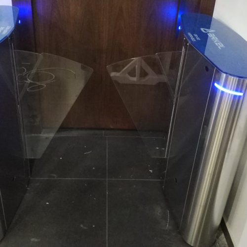 SB 100FL XL – Angular Leaf Turnstile for Disabled Person