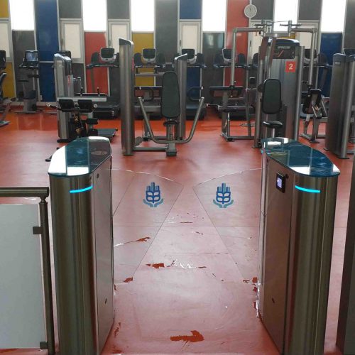 SB 100FL XL – Angular Leaf Turnstile for Disabled Person