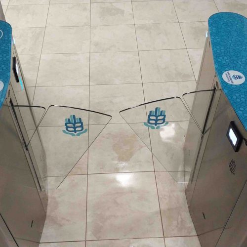 SB 100FL XL – Angular Leaf Turnstile for Disabled Person