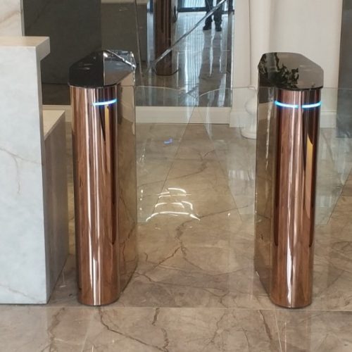 SB 100FL XL – Angular Leaf Turnstile for Disabled Person