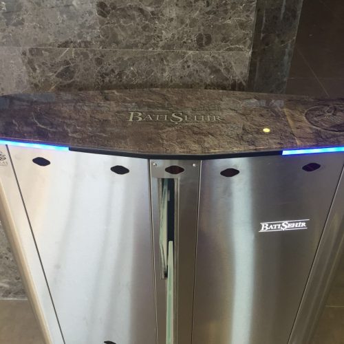 SB 100FL XL – Angular Leaf Turnstile for Disabled Person