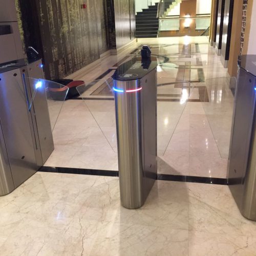 SB 100FL XL – Angular Leaf Turnstile for Disabled Person