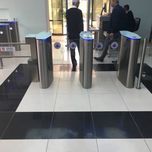 SB 100FL XL – Angular Leaf Turnstile for Disabled Person