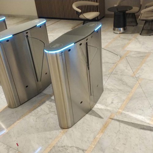 SB 100FL XL – Angular Leaf Turnstile for Disabled Person