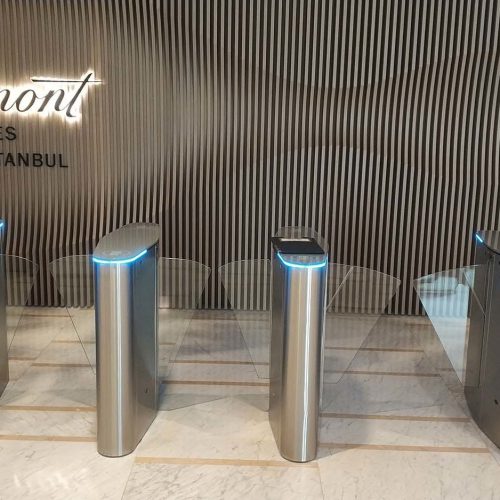 SB 100FL XL – Angular Leaf Turnstile for Disabled Person