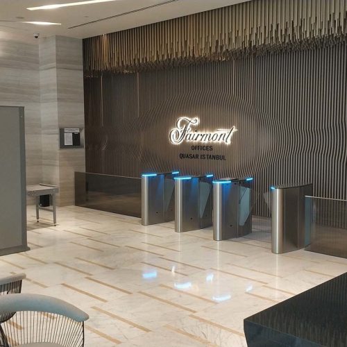 SB 100FL XL – Angular Leaf Turnstile for Disabled Person