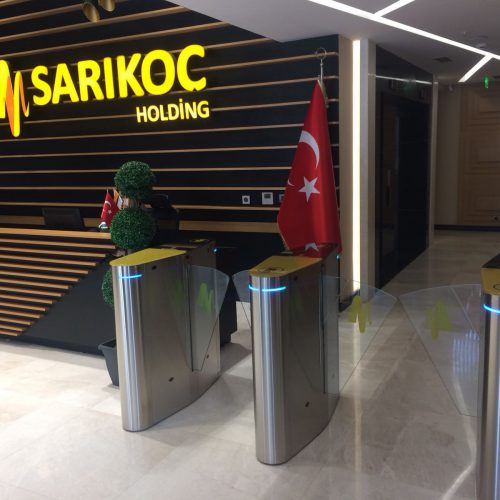 SB 100FL XL – Angular Leaf Turnstile for Disabled Person