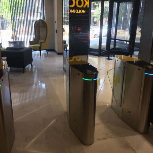 SB 100FL XL – Angular Leaf Turnstile for Disabled Person