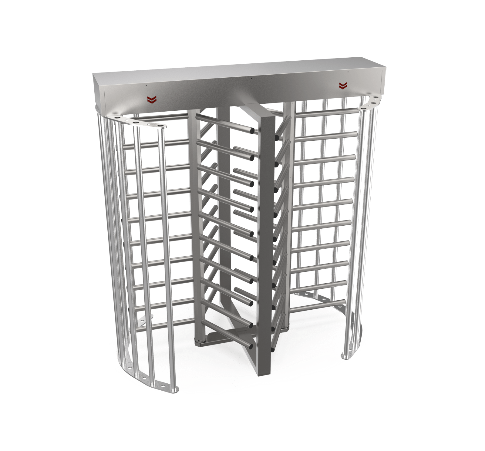 3 Arms Double Stainless Steel Full Height Turnstile
