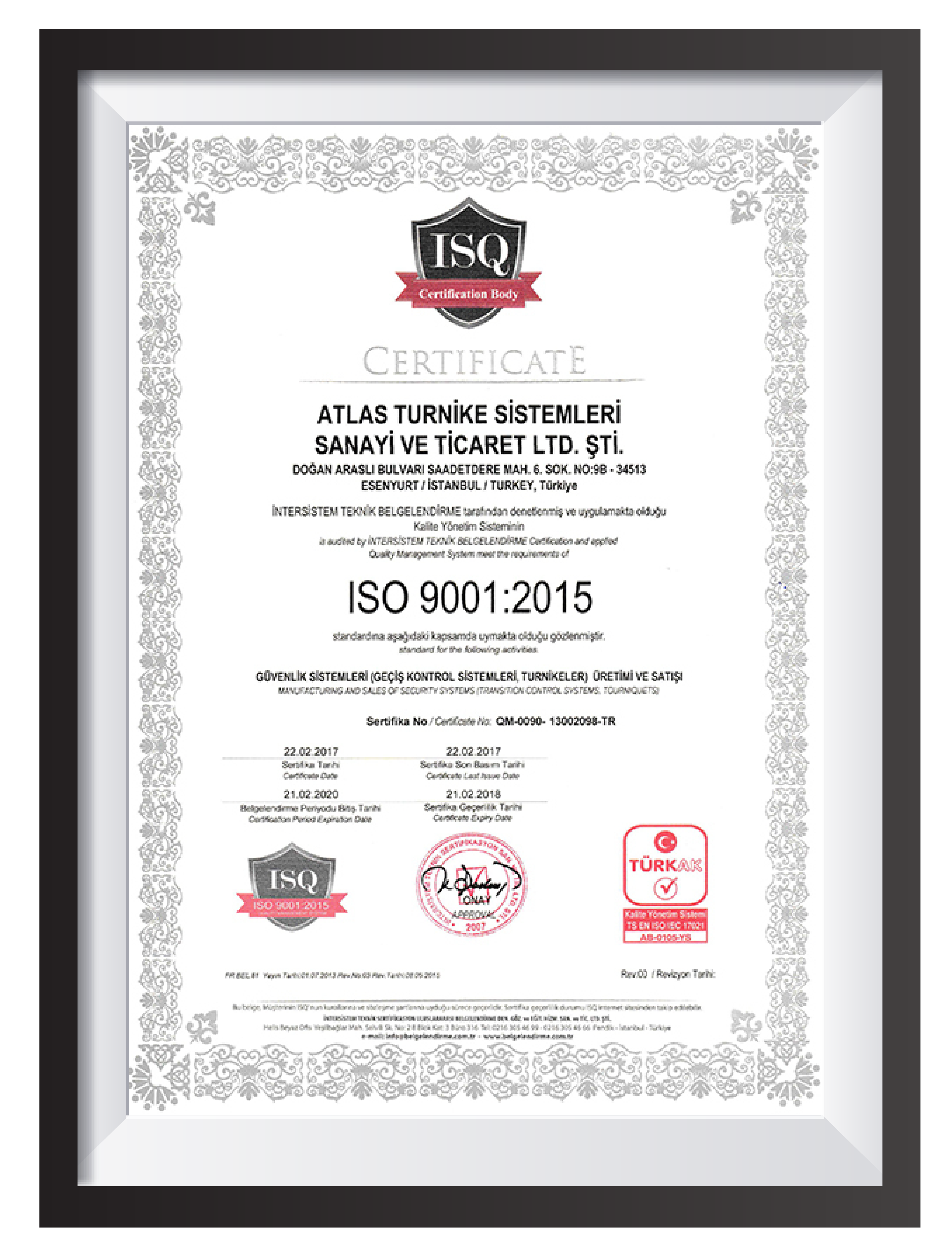 About Us 2 atlas turnike iso belgeleri 2