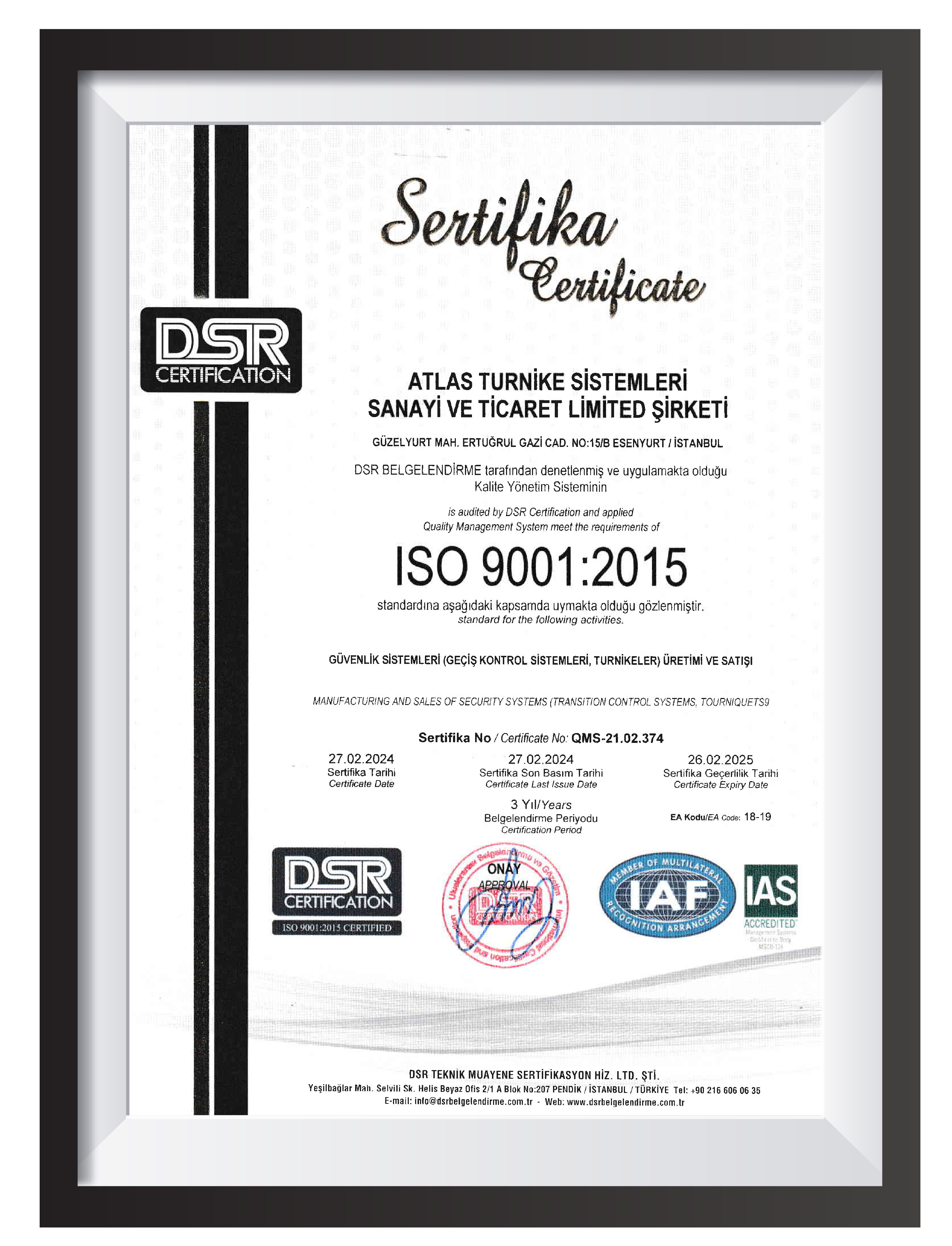 atlas turnike iso belgeleri 1